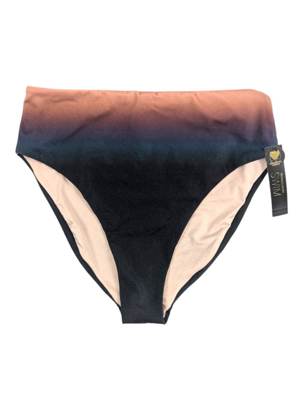 Victoria's Secret Sunset Ombre Bikini Bottoms Shimmer High Waist Size S
